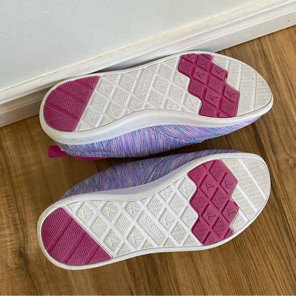 Sperry Pink, Purple & White Baycoast Boat Shoes - Picture 9 of 11